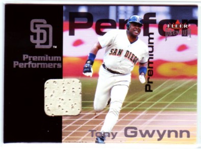 2001 Fleer Premium Performers Game Base #SP10 Tony Gwynn