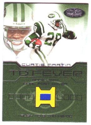 2001 Hot Prospects TD Fever #8 Curtis Martin