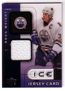 2001-02 Upper Deck Ice Jerseys #JDW Doug Weight