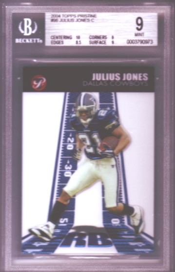 2004 Topps Pristine #96 Julius Jones C RC ROOKIE BGS-9.0 MINT Dallas Cowboys