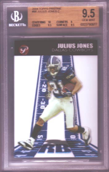 2004 Topps Pristine #96 Julius Jones C RC ROOKIE BGS-9.5 GEM MINT Dallas Cowboys
