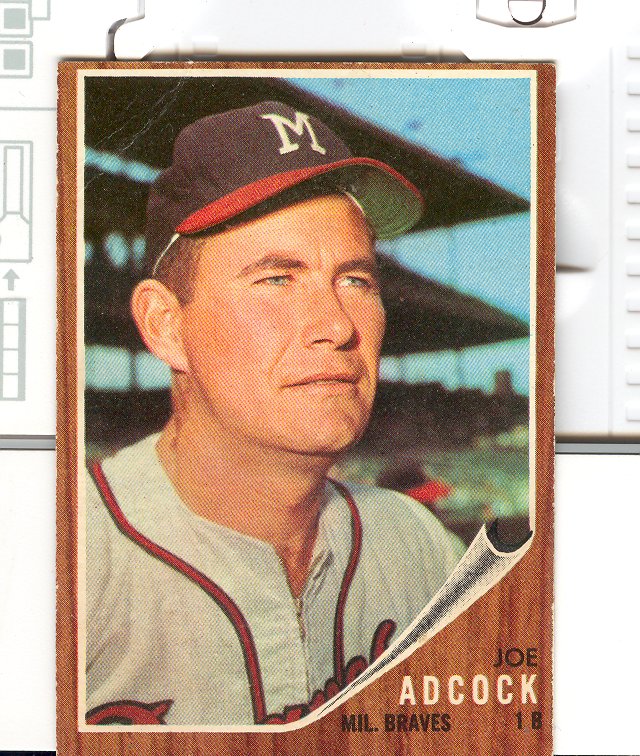 1962 Topps #265 Joe Adcock