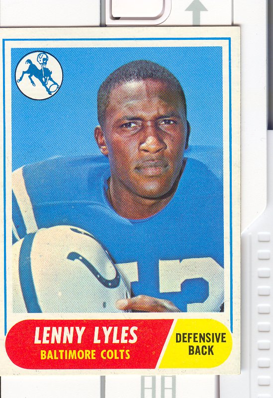 1968 Topps #213 Lenny Lyles