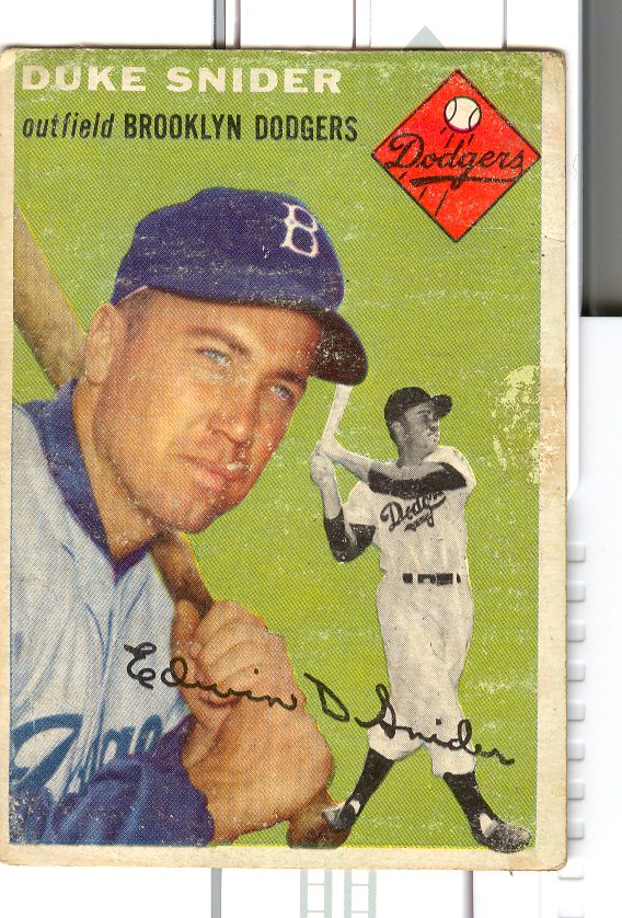 1954 Topps #32 Duke Snider
