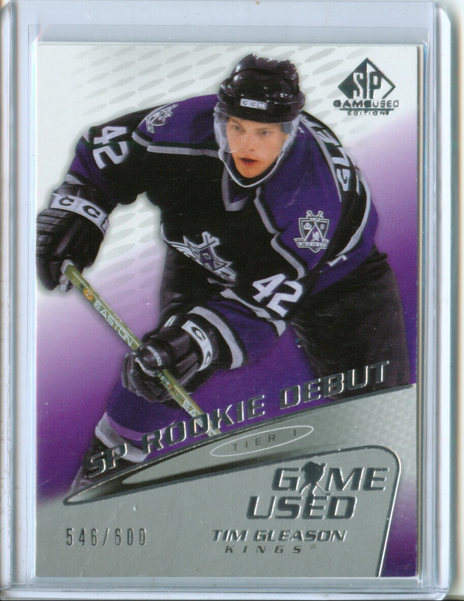 2004-05 SP Authentic Rookie Buyback Tim Gleason 04 SP Game Used 546/600