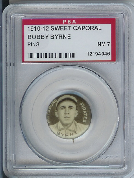 1910-12 Sweet Caporal Pins P2 #21 Bobby Byrne