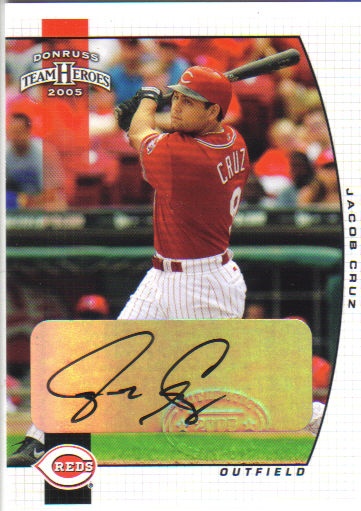 2005 Donruss Team Heroes Autographs #90 Jacob Cruz