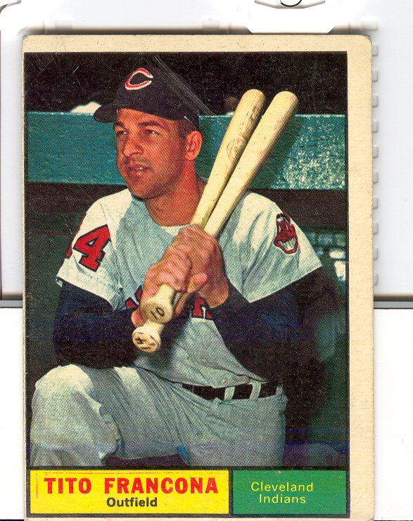 1961 Topps #503 Tito Francona