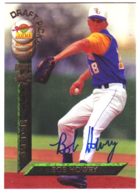 1994 Signature Rookies Draft Picks Signatures #89 Bob Howry