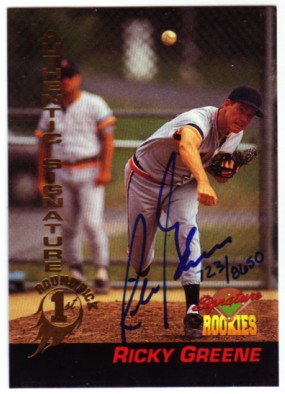 1994 Signature Rookies Signatures #27 Rick Greene