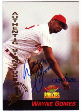 1994 Signature Rookies Signatures #28 Wayne Gomes