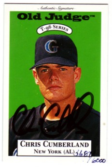 1996 Signature Rookies Old Judge Signatures #8 Chris Cumberland