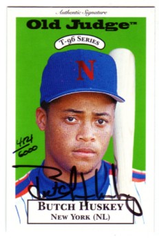 1996 Signature Rookies Old Judge Signatures #13 Butch Huskey
