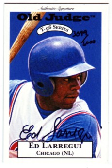 1996 Signature Rookies Old Judge Signatures #16 Ed Larregui