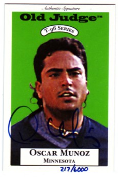 1996 Signature Rookies Old Judge Signatures #23 Oscar Munoz