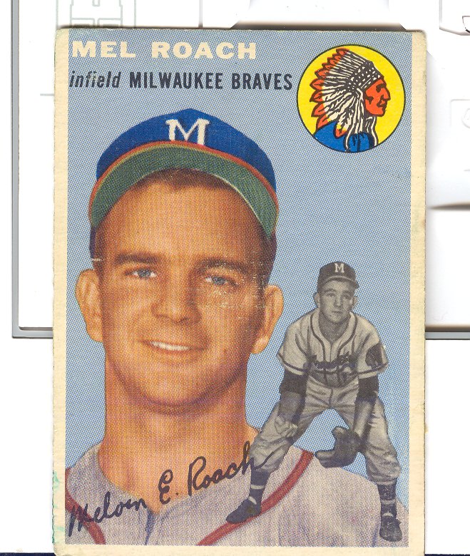 1954 Topps #181 Mel Roach RC
