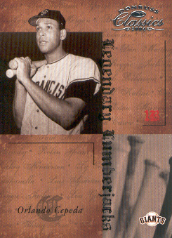 2004 Donruss Classics Legendary Lumberjacks #19 Orlando Cepeda
