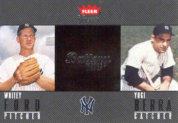2004 Greats of the Game Battery Mates #4 W.Ford/Y.Berra/1956