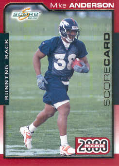 2000 Score Scorecard #276 Mike Anderson