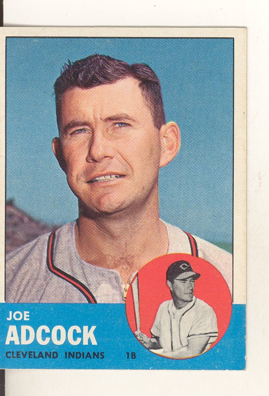 1963 Topps #170 Joe Adcock