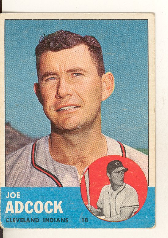1963 Topps #170 Joe Adcock