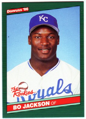 1986 Donruss Rookies #38 Bo Jackson XRC