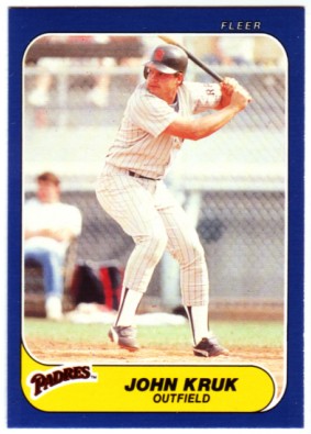 1986 Fleer Update #61 John Kruk XRC
