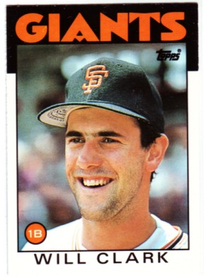 1986 Topps Traded #24T Will Clark XRC
