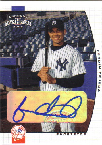 2005 Donruss Team Heroes Autographs #411 Ferdin Tejeda