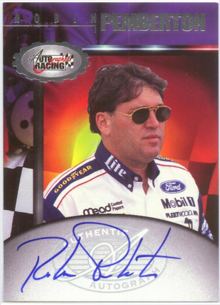 1997 Autographed Racing Autographs #41 Robin Pemberton