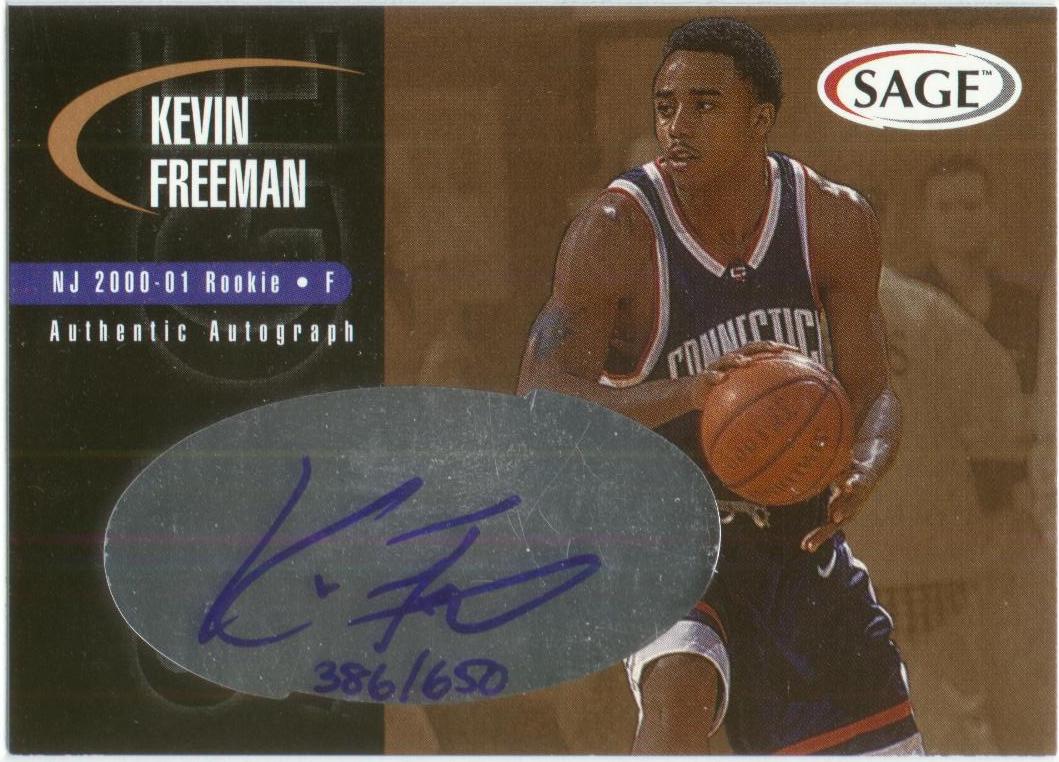 2000 SAGE Autographs Bronze #A16 Kevin Freeman/650
