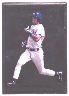 1996 Leaf Preferred Steel #40 Derek Jeter