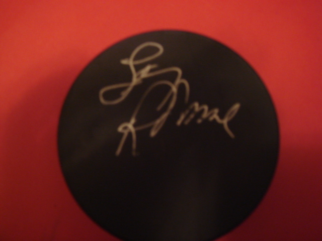 Larry Robinson Autographed Blank Puck with COA