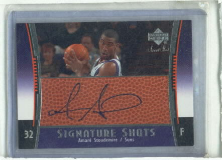 2003-04 Sweet Shot Signature Shots #AS Amare Stoudemire