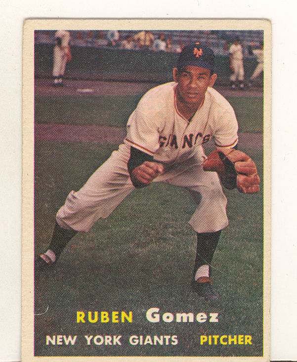1957 Topps #58 Ruben Gomez