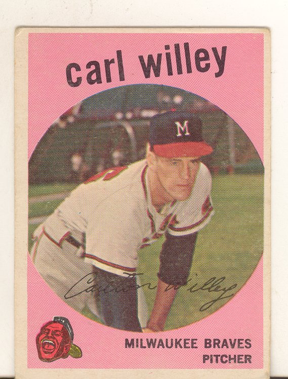1959 Topps #95 Carl Willey