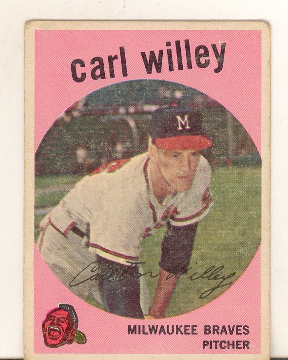 1959 Topps #95 Carl Willey