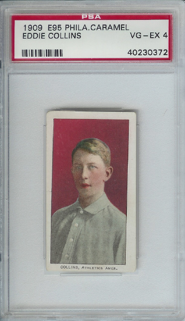 1909 Philadelphia Caramel E95 #6 Eddie Collins