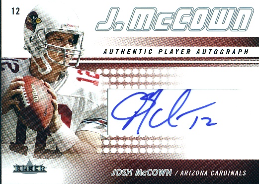2005 Fleer Authentic Player Autographs #JM2 Josh McCown/150