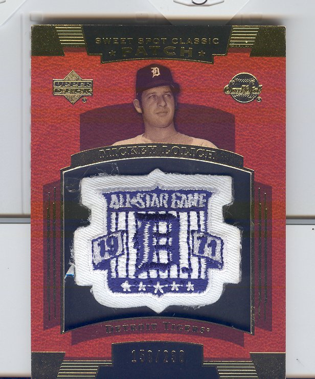 2004 Sweet Spot Classic Patch 230 #ML Mickey Lolich 71 AS