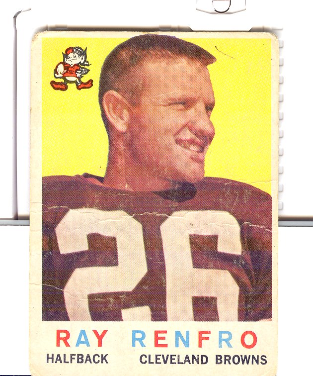 1959 Topps #37 Ray Renfro