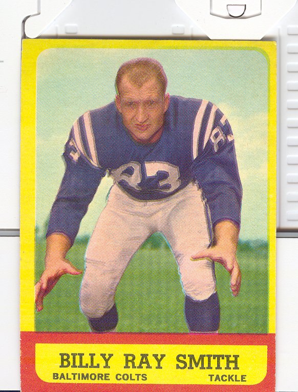 1963 Topps #9 Billy Ray Smith RC