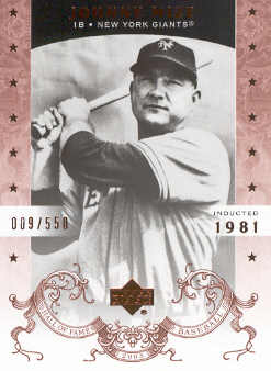 2005 Upper Deck Hall of Fame #42 Johnny Mize