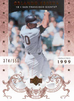 2005 Upper Deck Hall of Fame #53 Orlando Cepeda