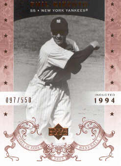 2005 Upper Deck Hall of Fame #58 Phil Rizzuto
