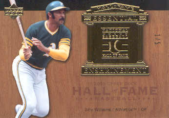 2005 Upper Deck Hall of Fame Essential Enshrinement Gold #BW2 Billy Williams A's