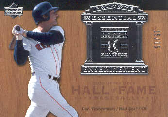 2005 Upper Deck Hall of Fame Essential Enshrinement Silver #CY3 C.Yastrzemski Sleeves