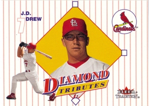 2001 Fleer Tradition Diamond Tributes #DT13 J.D. Drew