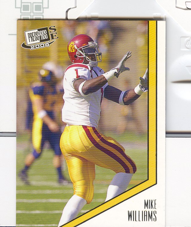 2004 Press Pass SE #34 Mike Williams