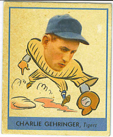 1938 Goudey Heads-Up #241 Charley Gehringer